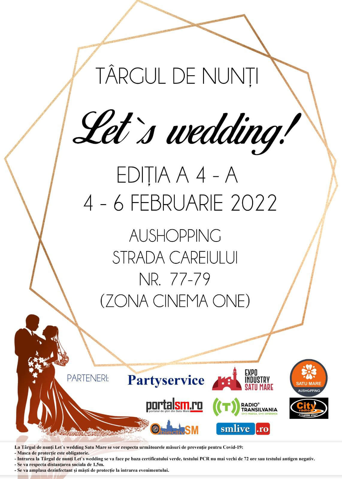 Între 4-6 februarie ne vedem la Târgul de Nunți Let's wedding!